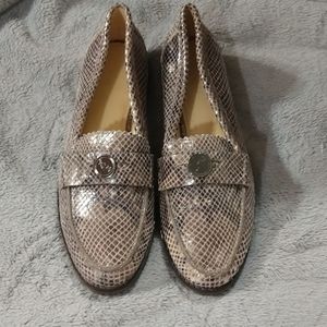Coach Palmer Snakeskin Loafers